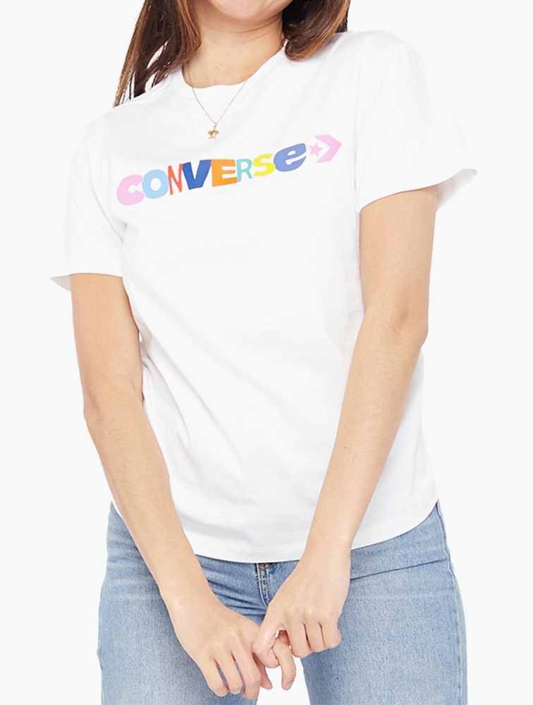 White converse t shirt 2025 womens
